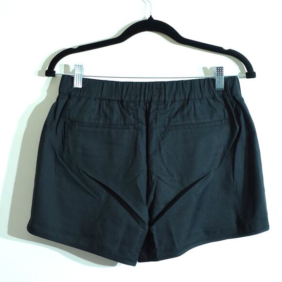 NWT Madewell Black Pull on Cotton Casual Preppy Athletic Shorts Women's Size S - Picture 5 of 11